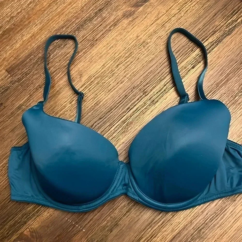 Pink Victoria Secret Wear Everywhere Lightly Lined Bra - Size 36B Teal